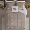 Natures Haven Sherpa Comforter Set - King