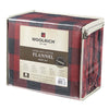 Red Plaid Flannel Sheet Set - Queen