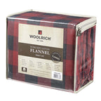 Red Plaid Flannel Sheet Set - Queen