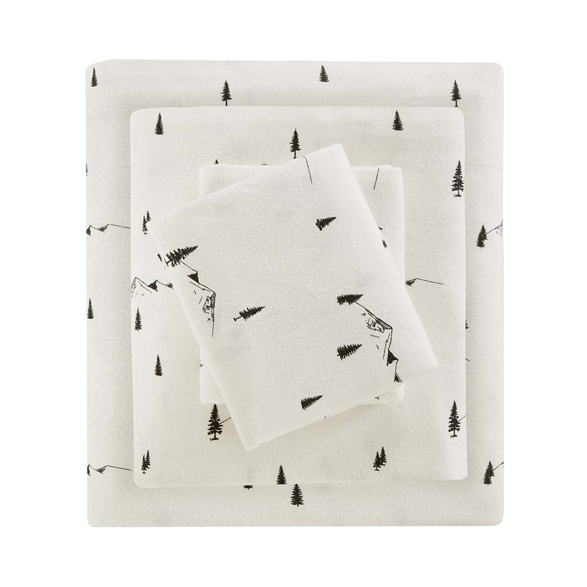 Mountain Side Flannel Sheet Set - Twin