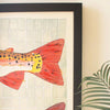 Sundown Fish Framed Wall Art