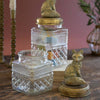 Metal & Glass Fox Canisters - Set of 2