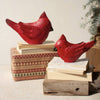 Cardinal Metal Sculptures - Set of 2