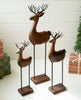 Reindeer Games Sculptures - Set of 3