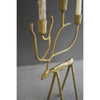 Antique Gold Deer Candelabras - Set of 2