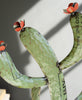 Dancing Cactus Metal Sculptures - Set of 2 - OUT OF STOCK UNTIL 06/16/2026