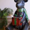 Christmas Gift Bears Metal Sculptures - Set of 2 - OUT OF STOCK UNTIL 06/17/2026