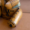 Fishing Bear Recycled Metal Sculpture