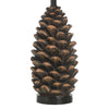 Rustic Pinecone Table Lamp