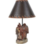 Lone Star Saddle Table Lamp - OUT OF STOCK