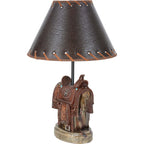 Lone Star Saddle Table Lamp - OUT OF STOCK
