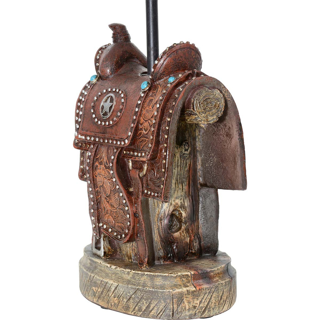 Lone Star Saddle Table Lamp - OUT OF STOCK