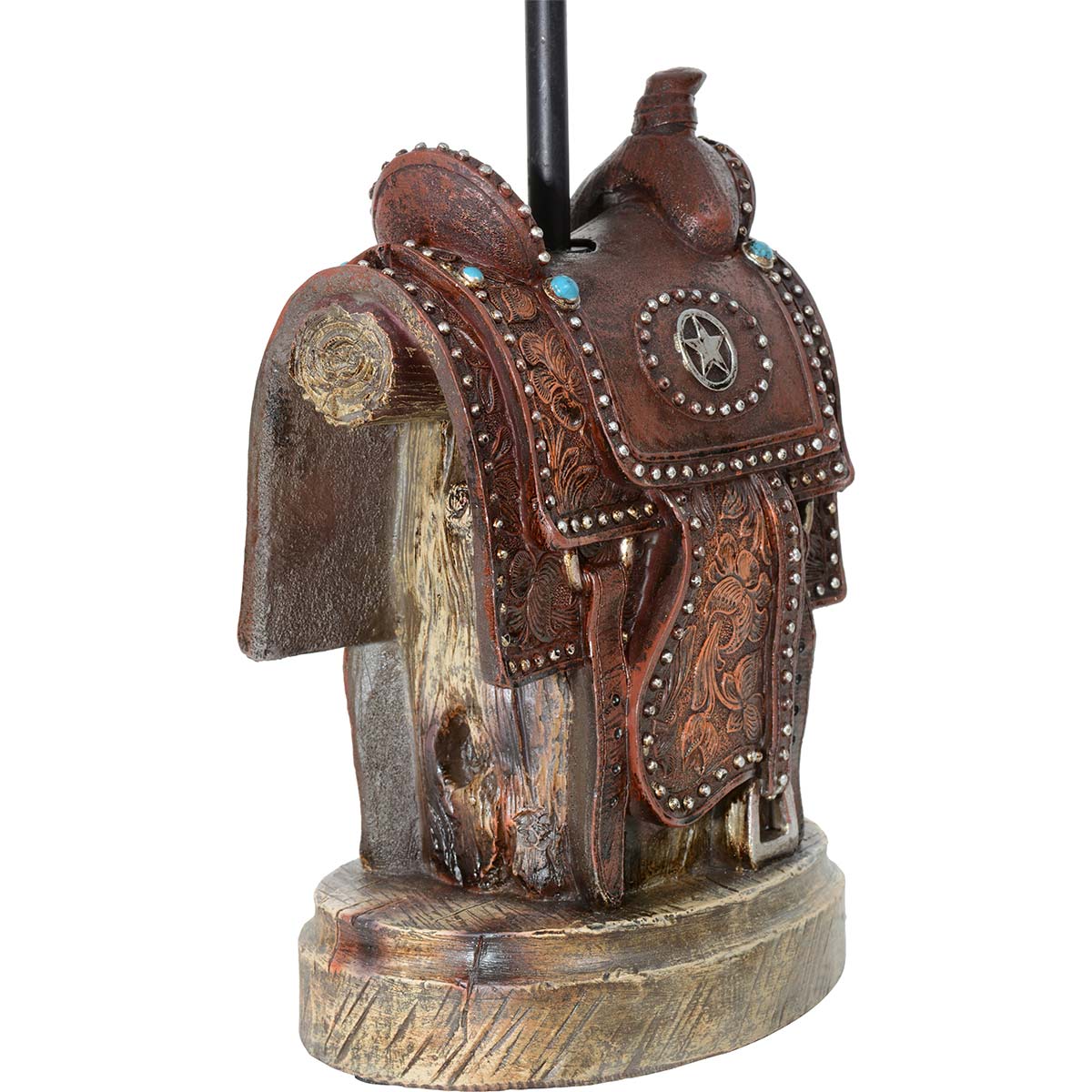 Lone Star Saddle Table Lamp - OUT OF STOCK