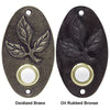 Leaf Trio Oval Doorbell