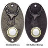 Stately Deer Oval Doorbell