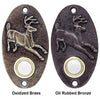 Bounding Buck Oval Doorbell