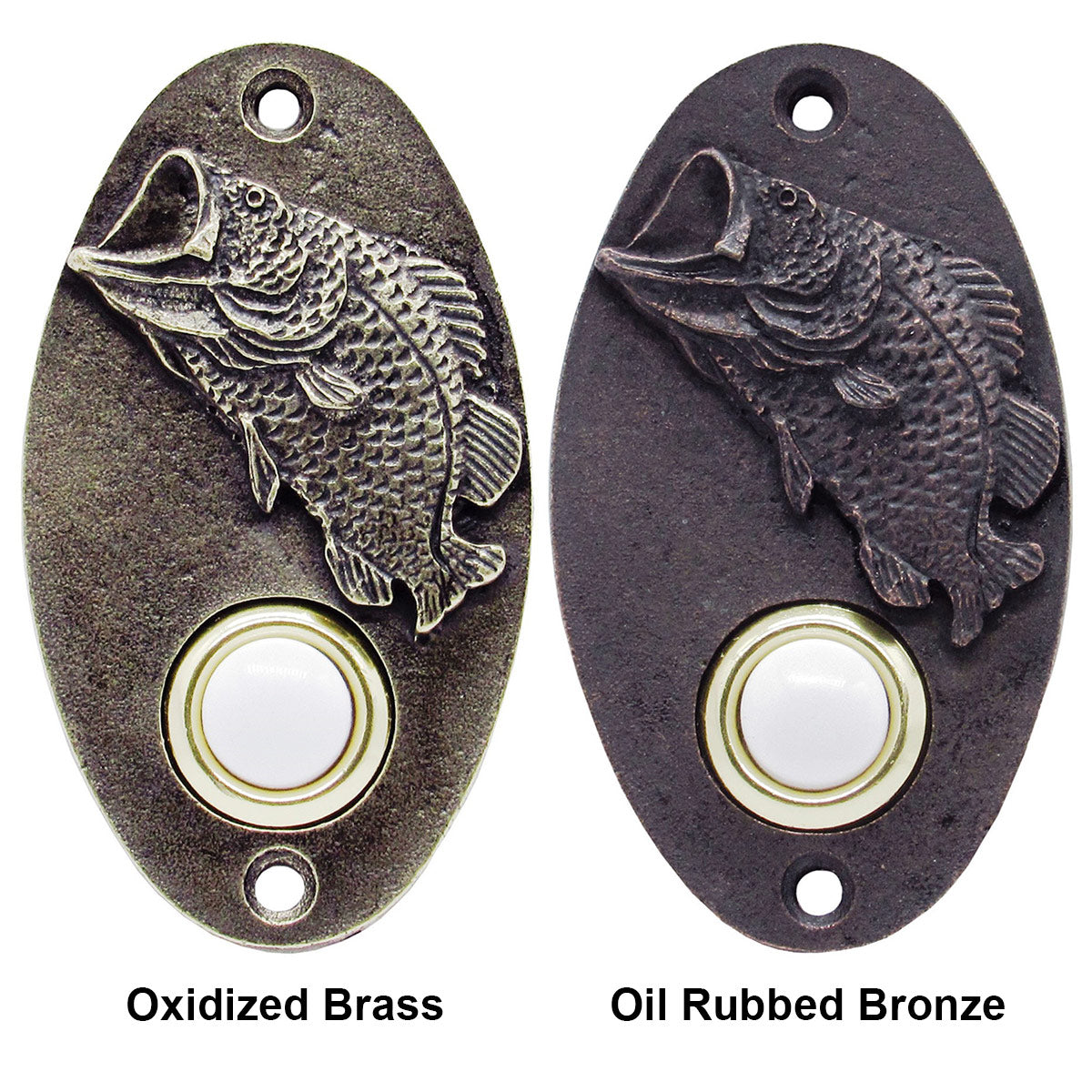Hungry Bass Oval Doorbell
