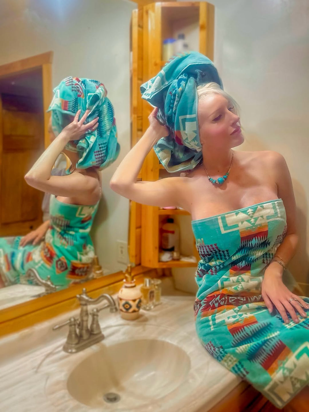 Tribal Sky Bath Towel