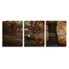 Personalized Lake Lodge Stretched Canvas Triptych - Small