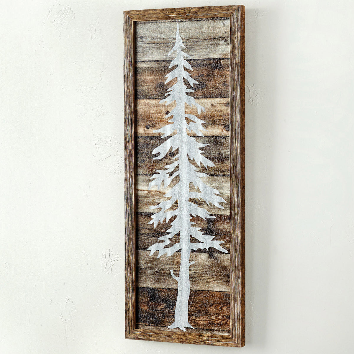 Rustic Tree Silhouette Wall Art - 1