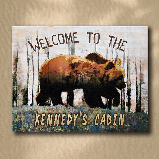 Cabin Home Personalized Wall Art