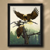 Majestic Eagles Personalized Framed Canvas - Large