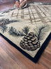 Whispering Pines Border Rug - 2 x 3