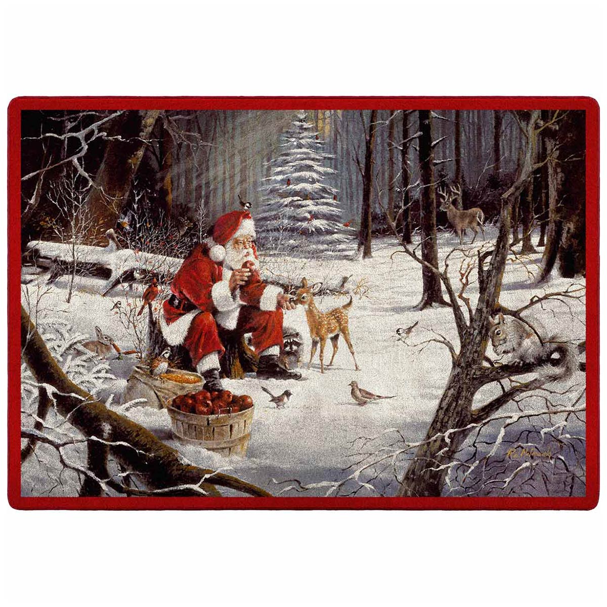 Christmas Feast Rug - 4 x 5