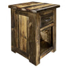 Lima 30 Inch Nightstand with Iron - Provincial Stain