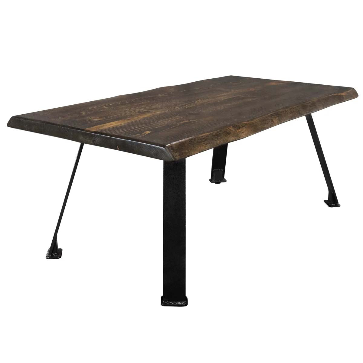 Lima Coffee Table with Blackstone Iron Legs