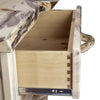 Lima Live Edge 3 Drawer Chest - Clear Lacquer