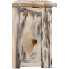 Lima Live Edge 3 Drawer Chest - Clear Lacquer