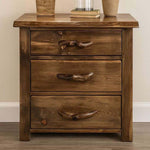 Lima Live Edge 3 Drawer Chest - Provincial Stain