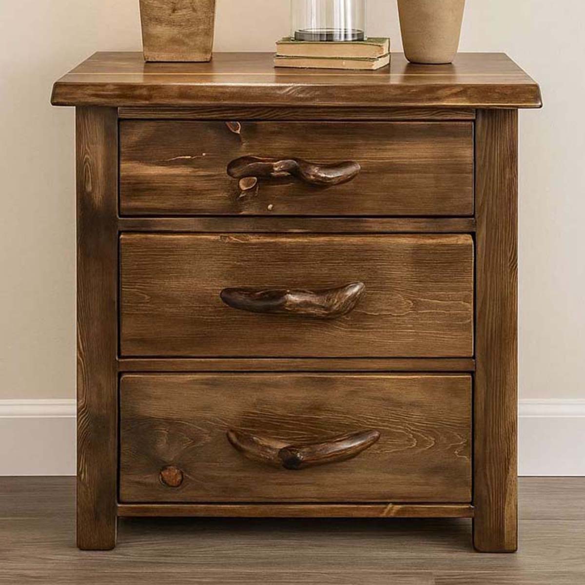 Lima Live Edge 3 Drawer Chest - Provincial Stain