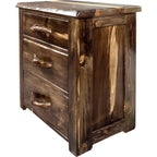 Lima Live Edge 3 Drawer Chest - Provincial Stain