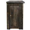 Lima Sawn 3 Drawer Chest with Iron - Jacobean Stain