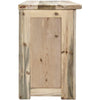Lima Sawn 3 Drawer Chest with Iron - Clear Lacquer