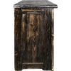Lima Sawn 7 Drawer Dresser with Iron & Jacobean Stain