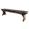 Lima Live Edge 45 Inch Bench - Jacobean Stain