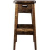 Lima 30 Inch Backless Barstool - Provincial Stain
