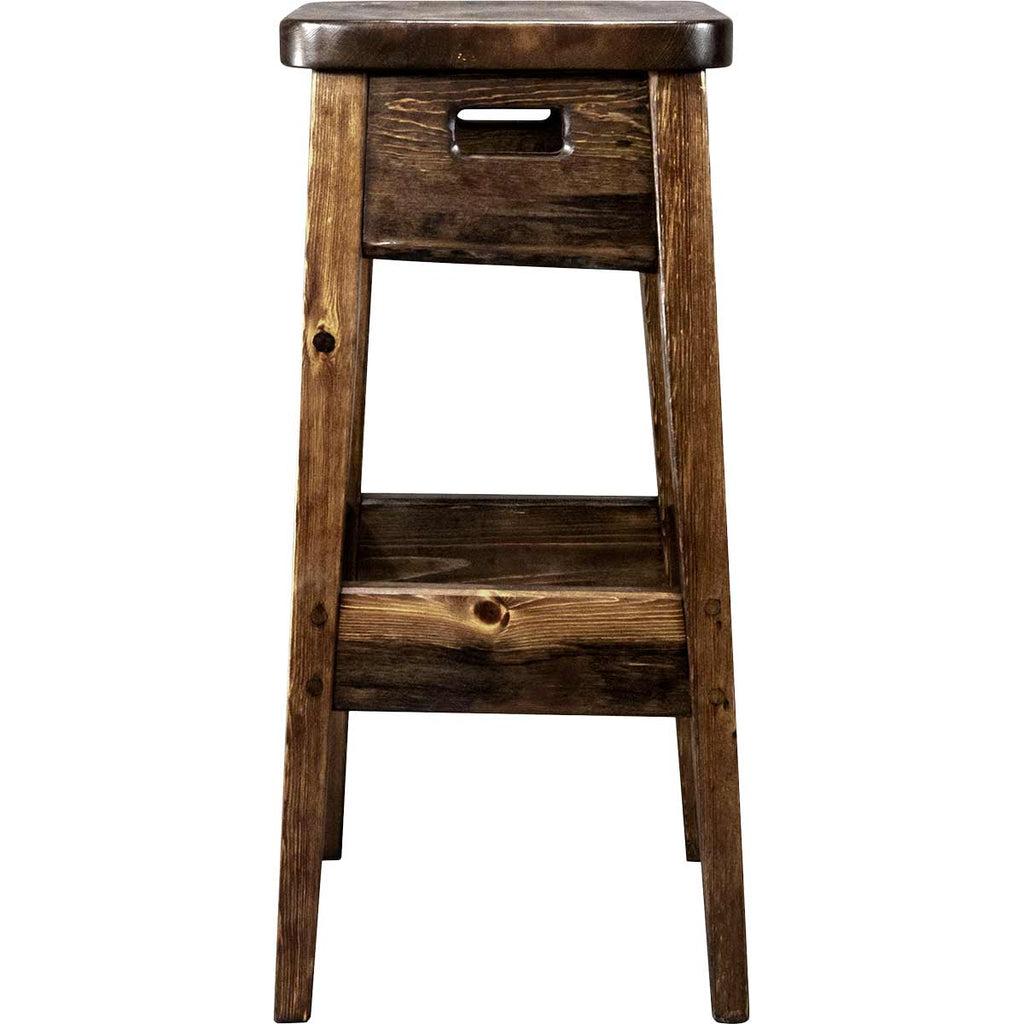 Lima 30 Inch Backless Barstool - Provincial Stain