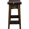 Lima 30 Inch Saddle Barstool - Jacobean Stain