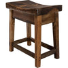 Lima Counter Height Saddle Barstool - Provincial Stain