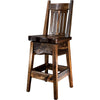 Lima 30 Inch Barstool with Back - Provincial Stain