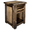 Lima Live Edge 25 Inch Nightstand - Provincial Stain