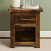 Lima Live Edge 30 Inch Nightstand - Provincial Stain