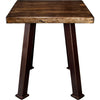 Lima Live Edge End Table with Provincial Stain - Copper Creek Legs
