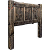 Lima Live Edge Headboard with Jacobean Stain - Full