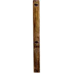 Lima Sawn Headboard with Iron & Provincial Stain - Full