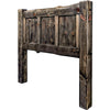 Lima Live Edge Headboard with Jacobean Stain - King